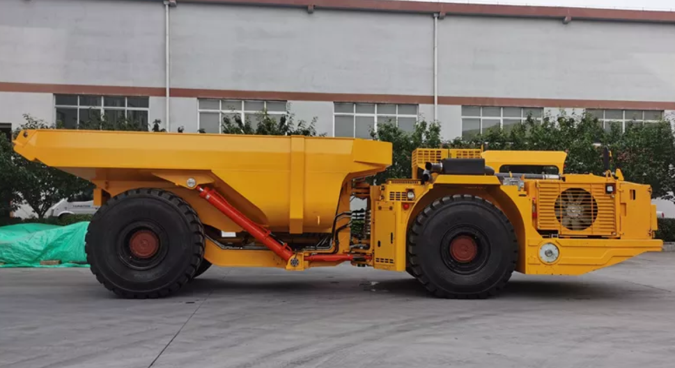 Recursos de segurança em caminhões modernos de serviço de mineração subterrânea