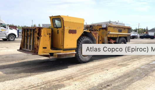 O dispositivo de trabalho do loader subterrâneo do Scoopertam