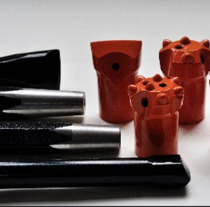 Ferramentas de perfuração de rochas - brocas e hastes de broca