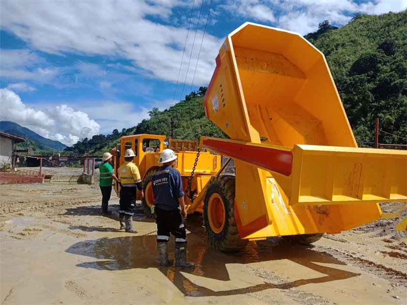 Caminhão subterrâneo pesado de 20ton.