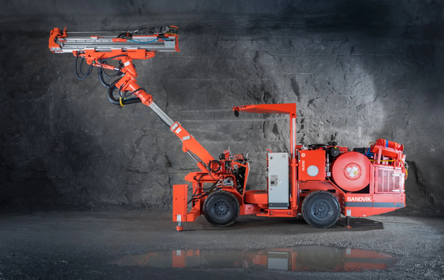Drill DD210 de desenvolvimento Sandvik