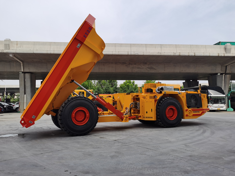 Caminhão de dumper subterrâneo